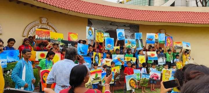 Chitra-Angan_Workshop Chitra  Angan Er Summer Camp 2023 Aaj Chilo Last Day